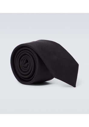 Saint Laurent Wool-blend tie