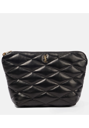 Saint Laurent Sade quilted leather pouch