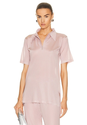 Maison Margiela Polo Shirt in Rose - Blush. Size XS (also in S).