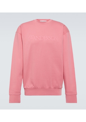 JW Anderson Embroidered cotton jersey sweatshirt