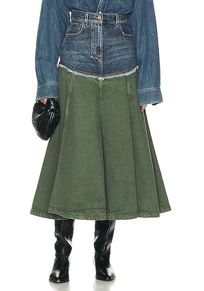 Chloe Long Skirt in Blue & Green 1 - Blue. Size 34 (also in 40).