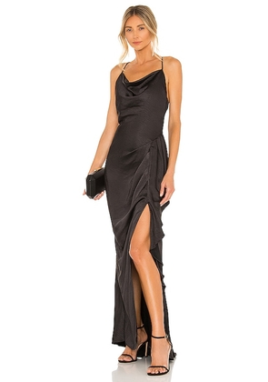 ELLIATT X REVOLVE Eliana Dress in Black. Size L.