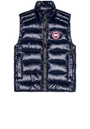 Canada Goose Crofton Puffer Vest in Navy. Size M.