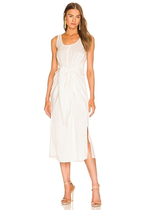 Callahan Jamie Midi Dress in White. Size XS.