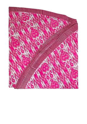 Furbish Studio Poppy Round Tablecloth in Pink.
