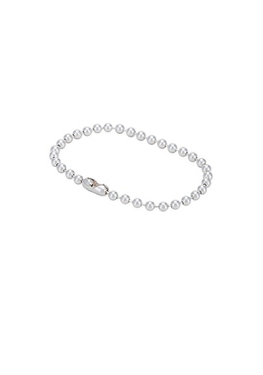Martine Ali 925 Silver Oli Ball Bracelet in Silver - Metallic Silver. Size 7.5in (also in 8.5in).