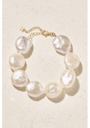 Mateo - 14-karat Gold Pearl Bracelet - Off-white - One size