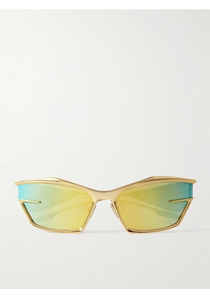 Givenchy - Cat-eye Gold-tone Sunglasses - One size