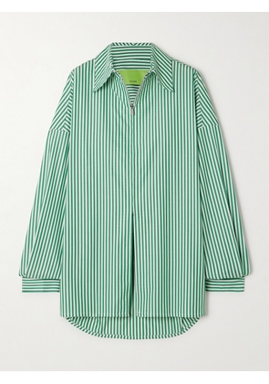 GAUGE81 - Cosala Striped Cotton-poplin Shirt - Green - EU 34,EU 36,EU 38,EU 40,EU 42,EU 44