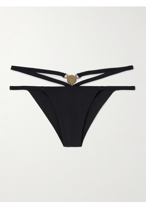 Versace - Embellished Bikini Briefs - Black - 1,2,3,4,5