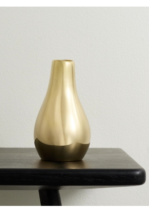 Dinosaur Designs - Medium Brass Vase - Gold - One size