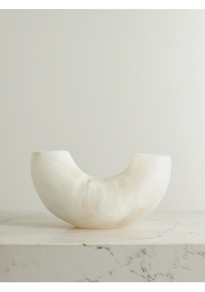 Dinosaur Designs - Horn Medium Resin Vase - Cream - One size