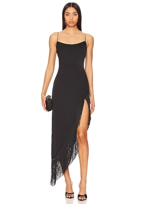 NBD Viola Gown in Black. Size L, M, S, XXS.