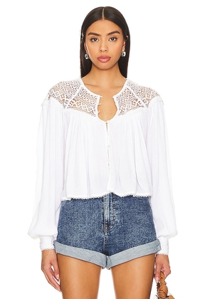 Tularosa Stacey Top in White. Size L, M, S, XL, XXS.