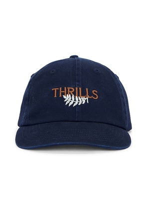 THRILLS Thrills Proper 6 Panel Cap in Blue.