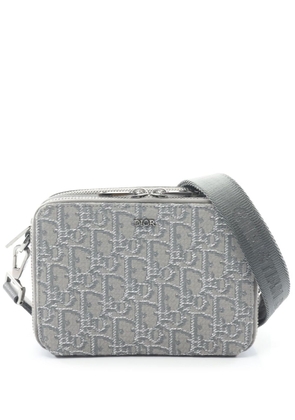 Christian Dior Pre-Owned 2010 Oblique jacquard shoulder bag - Grey