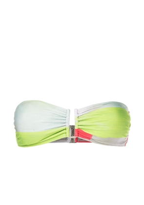 Lenny Niemeyer Canvas strapless bikini top - Green