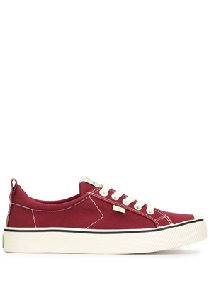 Cariuma OCA low-top stripe canvas sneakers - Red