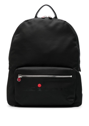 Kiton logo-print backpack - Black