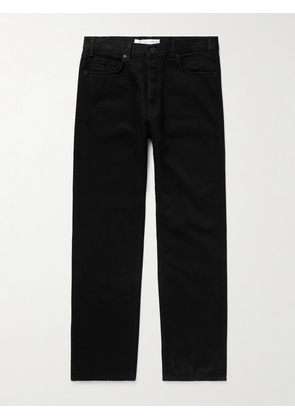 Nathan Distressed Straight-Leg Jeans