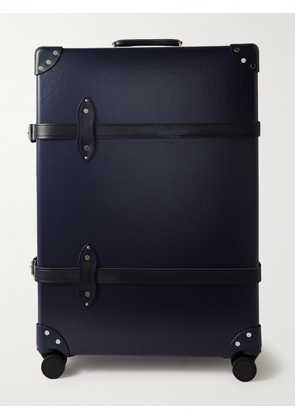 Globe-Trotter - Centenary 30&quot; Leather-Trimmed Suitcase - Men - Blue