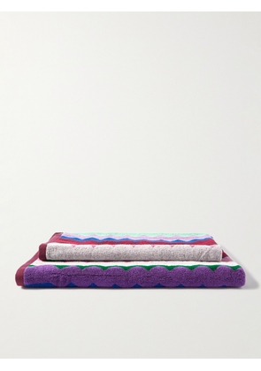 Missoni Home - Chantal Set of Two Striped Cotton-Terry Towels - Men - Multi