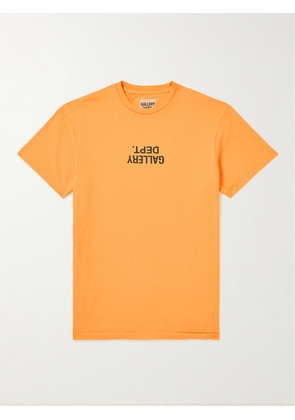 Gallery Dept. - Logo-Print Cotton-Jersey T-Shirt - Men - Orange - S