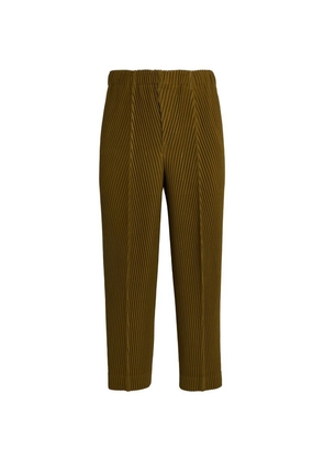 Homme Plissé Issey Miyake Pleated High-Waist Straight Trousers