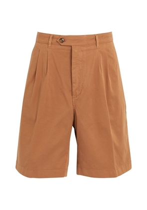 Canali Garment-Dyed Bermuda Shorts