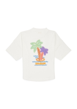 Palm Angels Kids Cotton Palm Tree T-Shirt (4-12+ Years)