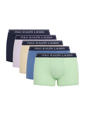 Polo Ralph Lauren Stretch-Cotton Classic Trunks (Pack Of 5)
