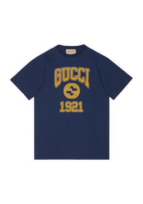 Gucci Cotton Jersey Logo 1921 T-Shirt