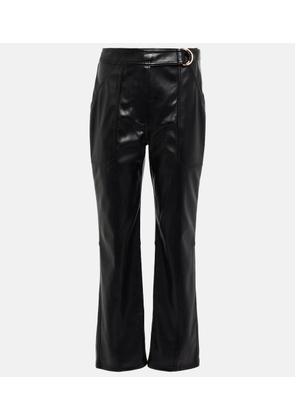 Simkhai Baxter high-rise faux leather pants