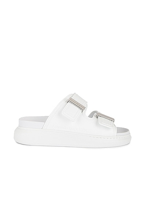 Alexander McQueen Buckle Sandals in Ivory - Ivory. Size 39.5 (also in ).