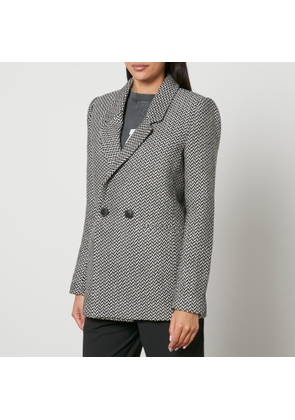 Anine Bing Fishbone Tweed Jacket - L