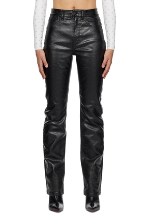 Alexander Wang Black Fly Coated Jeans