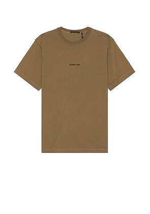 Helmut Lang Inside Out Tee in Olive - Olive. Size M (also in S, XL/1X).
