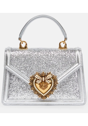 Dolce&Gabbana Devotion Mini leather shoulder bag