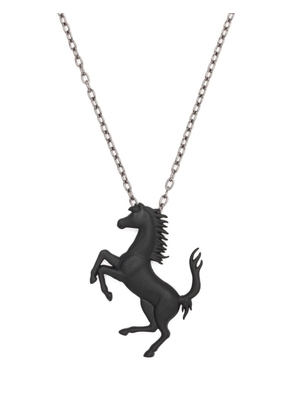 Ferrari Prancing Horse necklace - Black