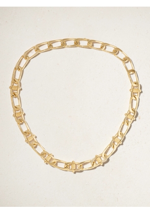 Foundrae - Pierced Curb 18-karat Gold Necklace - One size