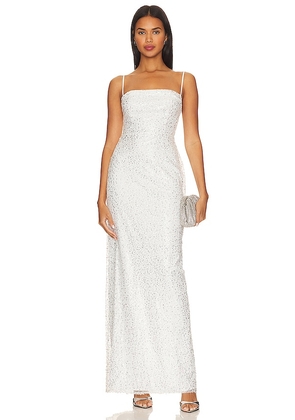 MAJORELLE Galleria Gown in Ivory. Size L, S.