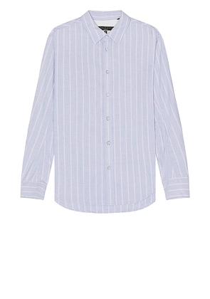 Rag & Bone Fit 2 Engineered Oxford Shirt in Blue. Size L, S.