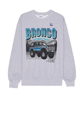 Junk Food Bronco By Ford Sweatshirt in Light Grey. Size M.