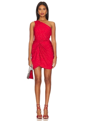 SAYLOR Julieta Mini Dress in Red. Size L, M, S.