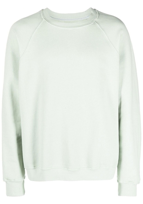 Les Tien round-neck cotton sweatshirt - Green