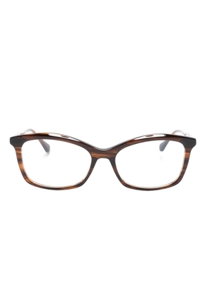 GIGI STUDIOS Artis rectangle-frame optical glasses - Brown