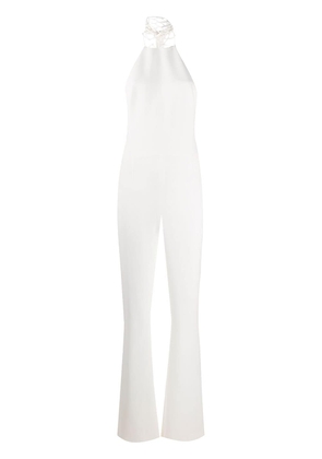 Galvan London Calypso flared jumpsuit - White