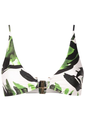 Lenny Niemeyer Carnauba triangle bikini top - Green