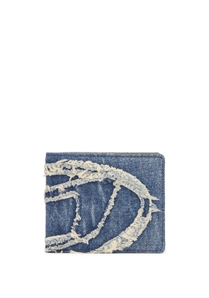 Diesel Bi Fold Coin S leather wallet - Blue