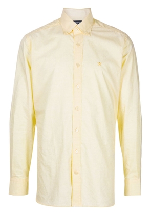 Hackett button-down collar cotton shirt - Yellow